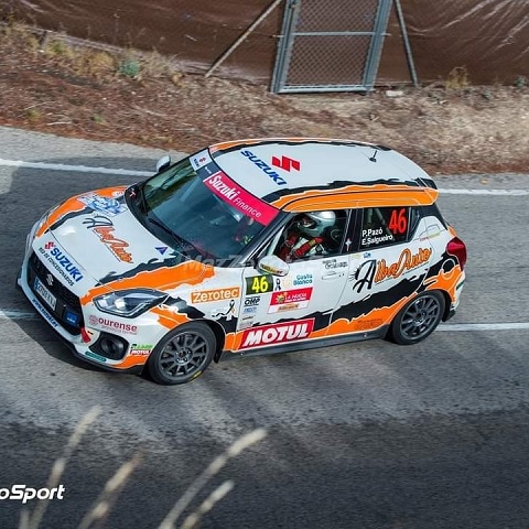 Pablo Pazó e Ezequiel Salgueiro no 38º Rallye de Sierra Morena