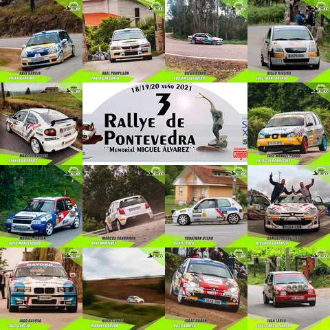 Resultados dos equipos no 3º Rallye de Pontevedra