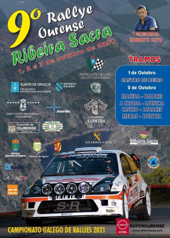 Cartel Rally Ribeira Sacra 2021